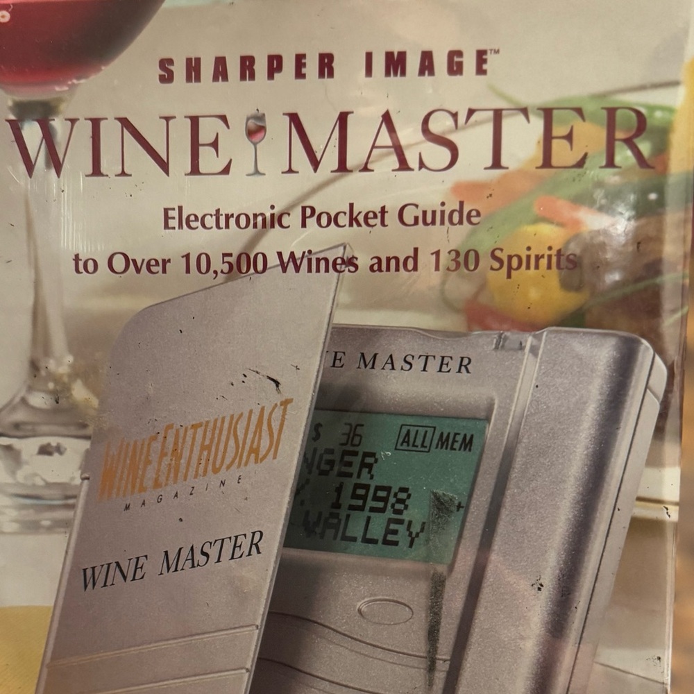 Sharper Image brand new Electronic wine/food pairing pocket guide
